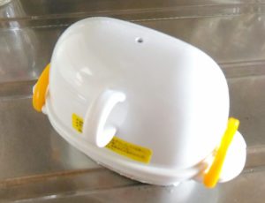 レンジでらくチンゆで卵