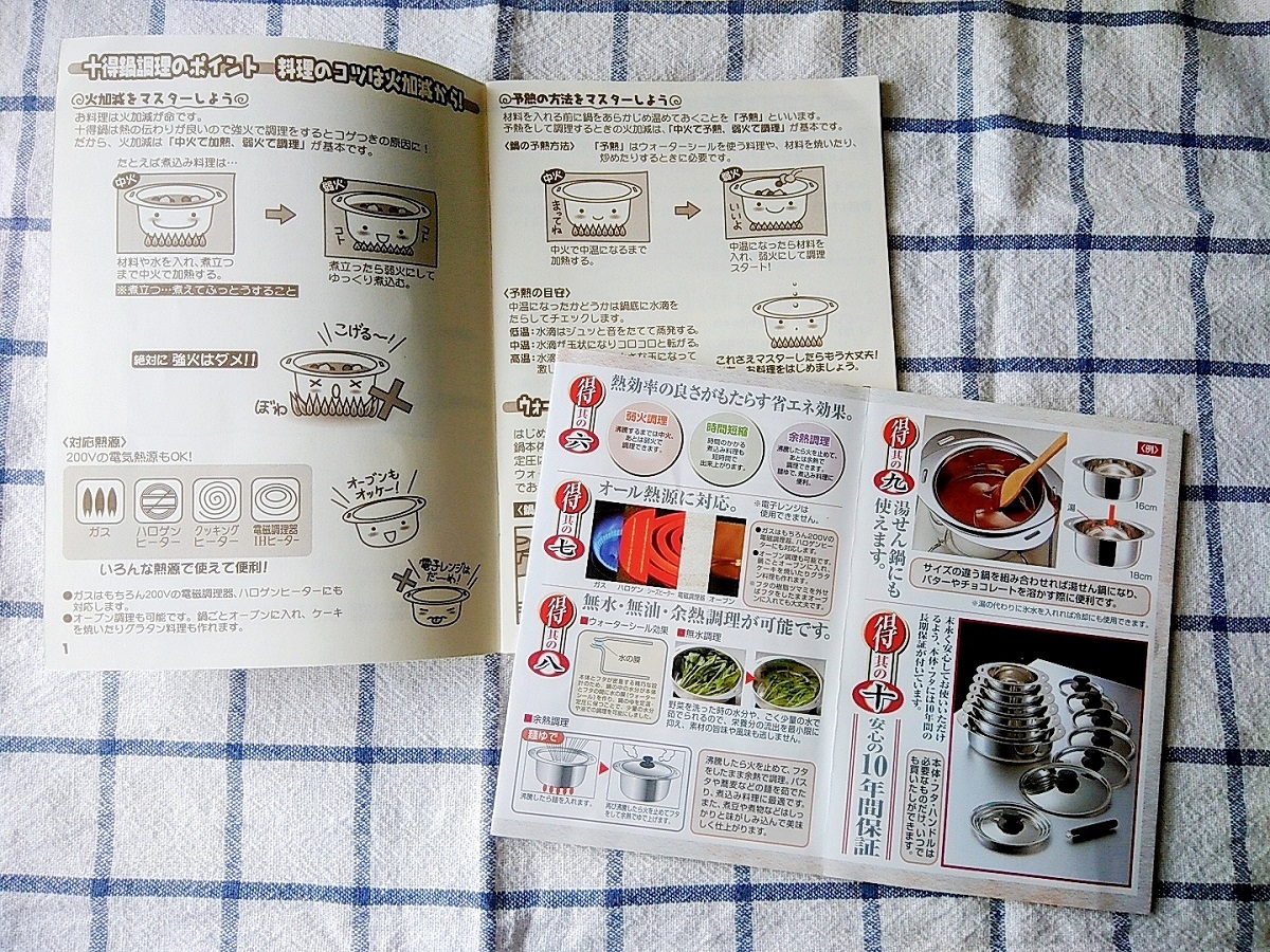 十得鍋解説書
