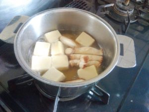 クリステル鍋　高野豆腐